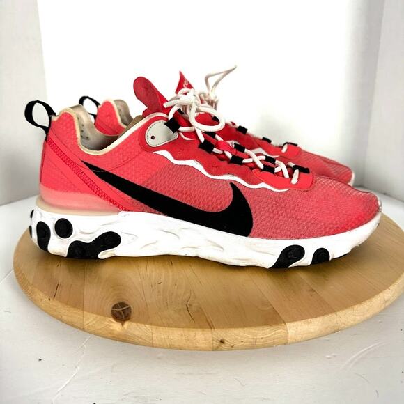 Nike React Element 55 SE Ember Glow Sneakers Shoes CI3831-800 Men SZ 11.5 - Picture 1 of 7